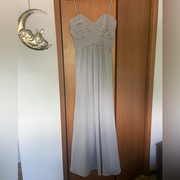 Floor-Length Spaghetti Strap Formal/Evening Gown - Picture 1 of 5